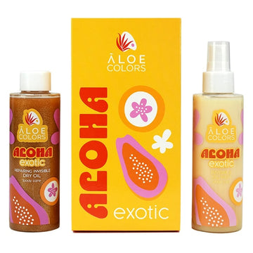 Aloe Colors Aloha Exotic Gift Set - Σετ με dry oil και body mist